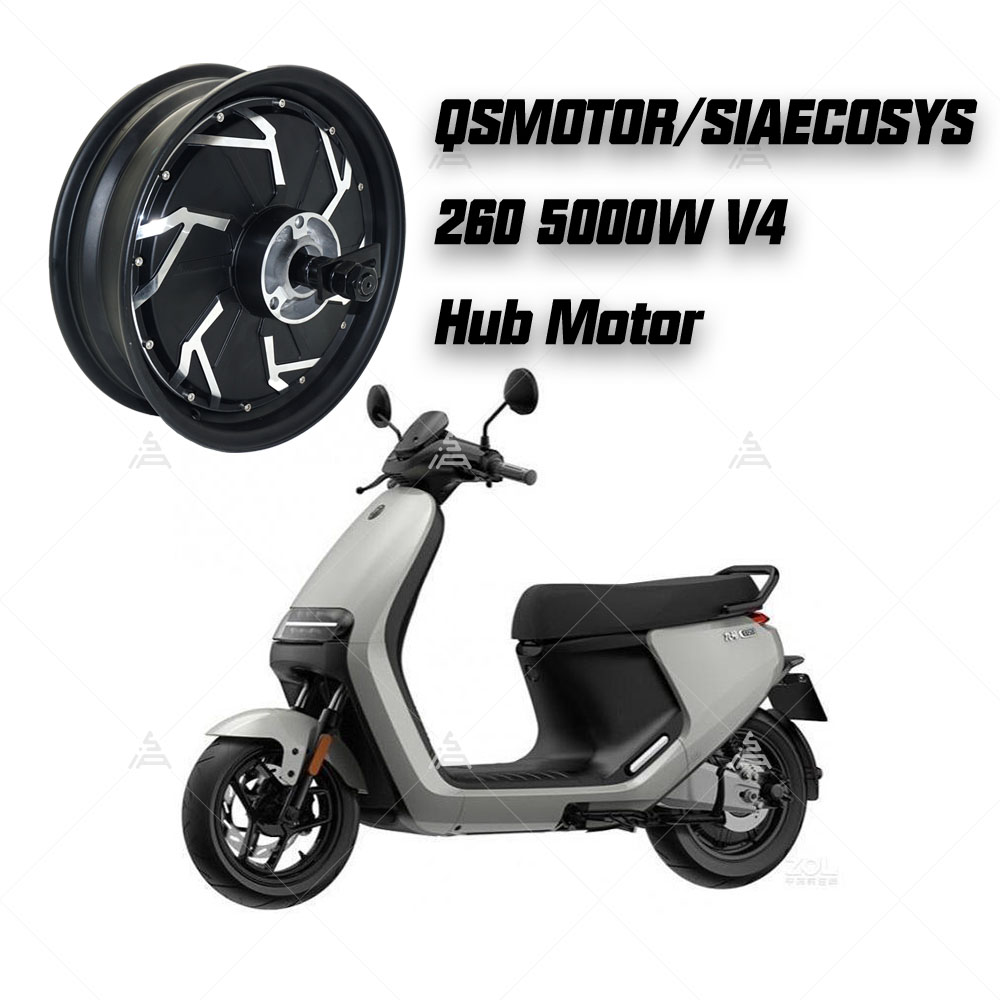 Direct Drive Hub Motor 72V 5000W - QSMotor QS260 V4 5000W Hub Motor