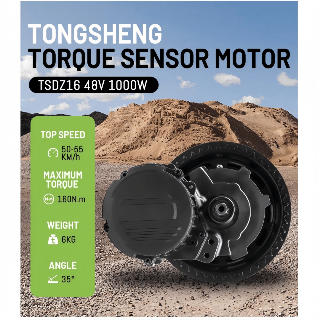TONGSHENG TSDZ16 48V 1000W Ele - đánh giá và giá Mid Drive Conversion Kit 1000W