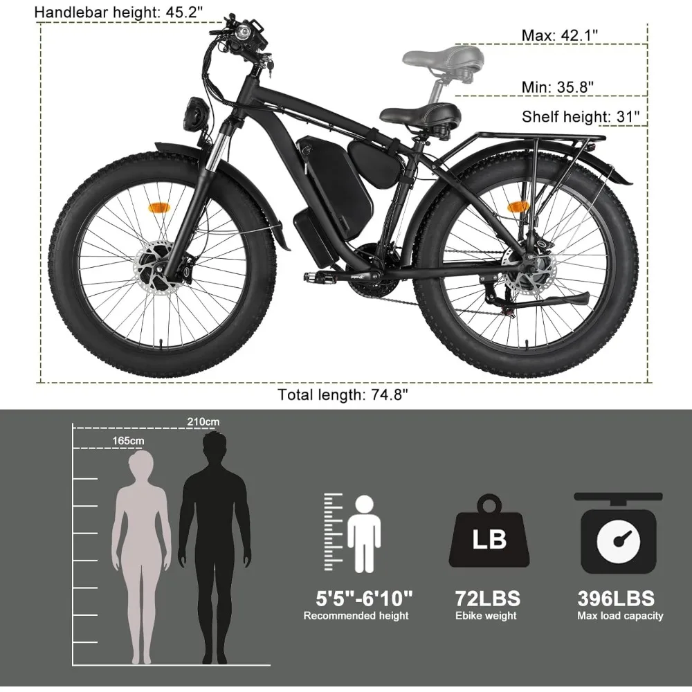 %a Electric Bike for Adults,   - đánh giá và giá Dual Motor Ebike Kit 2000W